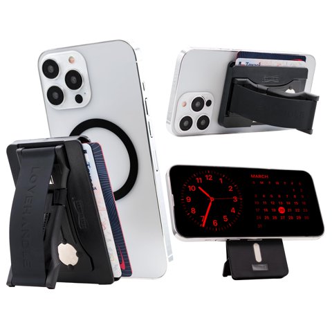 Cartera Para Teléfono Lovehandle Pro Para Magsafe Con Soporte Negro