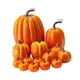 thumbnail image 5 of 14 calabazas artificiales de espuma para decorar fiestas de granja, decoración del hogar, mesa de comedor interior de otoño, surtido de Halloween Naranja, 5 of 5