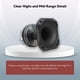 thumbnail image 3 of Tweeter de bocina Rockville HT101 de titanio 8Ω 300W, 3 of 9