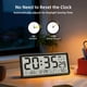 thumbnail image 5 of Reloj de pared digital EASYERA de 15'' con temperatura y humedad, 5 of 9