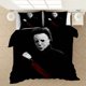 thumbnail image 1 of Horror Michael Myers Halloween Bedding Set Boys Girls Twin Queen Size Duvet Cover Pillowcase Bed Kids Adult All SeasonBed Sheets, 1 of 5