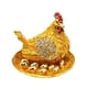 thumbnail image 3 of Caja de joyería con huevos para incubar de gallina, organizador de joyas, artesanía coleccionable, baratija esmaltada decorativa, caja del tesoro para, 3 of 5