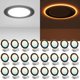 thumbnail image 1 of Amico Paquete de 24 luces LED empotrables negras de 6" 12W 2700K-5000K, 1 of 6