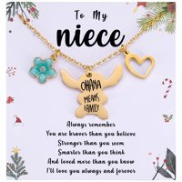 Collar Mixjoy Para Mi Sobrina Ohana Significa Family Stitch Gold