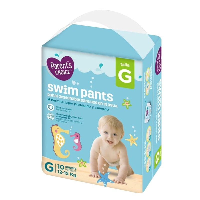 Pañales Piscina Talla G 10 Un Parent's Choice