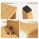 thumbnail image 5 of Taburete de inodoro Osivaex, postura en cuclillas, plegable, madera de bambú, 5 of 8