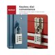 thumbnail image 4 of Candado Kwikset de combinación de 3 dígitos color plateado (1 unidad), 4 of 6