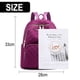 thumbnail image 2 of Mochila para mujer, mochila de moda para mujer, mochila de viaje de nailon, bolso de hombro negro, pequeña mochila informal para mujer., 2 of 7