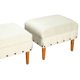 thumbnail image 3 of Set Poufs Provenza Tachas Felpa 04 Crudo, 3 of 5