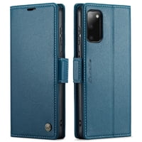 Caseme Tipo Cartera Samsung Galaxy S20 Plus Con Cierre Magnético, Rfid, Tarjetero, Soporte, Carga Inalámbrica