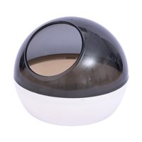 Magideal - Baño De Arena Para Hámster, Bañera, Baño Para Mascotas, Casa De Baño Para Animales Pequeños, Contenedor De Baño De Arena Para Jerbos, Ardillas, Hurone Gris