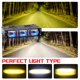 thumbnail image 2 of Luces de conducción AUOKAY 2 unidades blanco/amarillo impermeables, 2 of 9