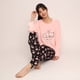 thumbnail image 3 of Pijama Crystal Velvet con bordado de gato 261555 - M, 3 of 3