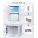 thumbnail image 4 of Aire acondicionado de ventana MilleLoom 5000 BTU con controles mecánicos 115 V, 4 of 9