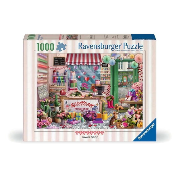 Rompecabezas Ravensburger 1000 piezas "Blossoms" Tienda de Flores