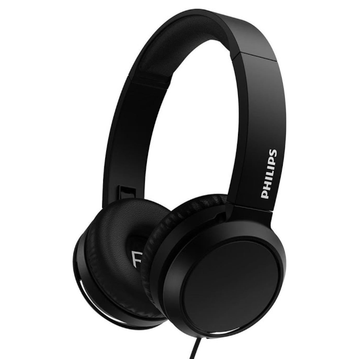 Philips - Audifono Manos Libres Jack 3.5 Overear Negro Tah4105