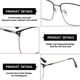 thumbnail image 3 of Gafas retro de moda que bloquean la luz azul para pantallas y resisten la fatiga ocular., 3 of 5