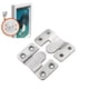thumbnail image 1 of Set Colgador Empotrado Acero inox espejos Cuadros Montaje, 1 of 8