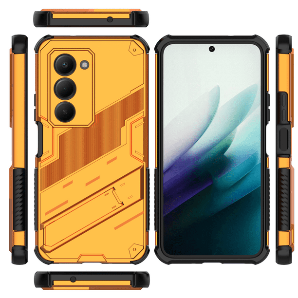 Funda GANGXUN Antigolpes para Xiaomi Redmi 15 4G con Soporte Invisible, Antihuellas y Protección Completa