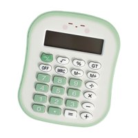 Bothyi - Calculadora Pequeña, Ligera, Compacta Y Bonita, Ideal Para Oficina, Hogar Y Escuela, Color Verde.