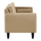 thumbnail image 3 of Sofa Retro 3c + 2 Pouf Felpa 00 Beige, 3 of 6