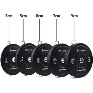 Inaltum Fitness - Disco Bumper Olimpico 20Kg - Unidad