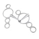 thumbnail image 1 of acero inoxidable mordaza caballo tachuela inglés montar accesorios ecuestres, 1 of 5