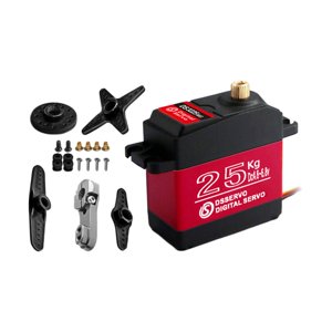Bothyi - Rc 25Kg Digital Servo Gear Servo Para Camiones 1/8 1/10 1/12 Rc Car Model 270 Degree