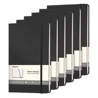 Cuadernos Journal Comix, Paquete De 6, 240 Páginas, A5, Tapa Dura, Color Negro