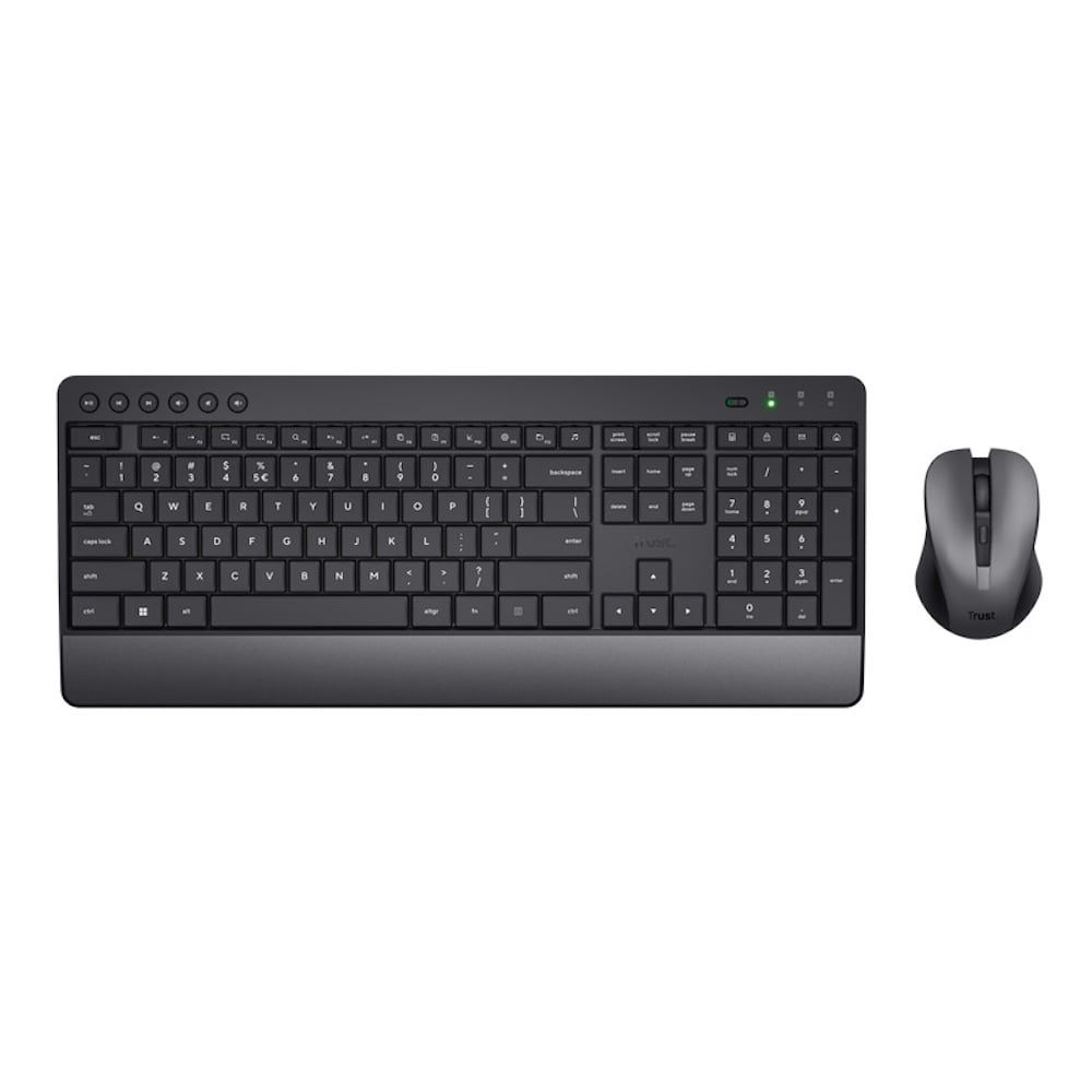 Trust - Kit Teclado Mouse Wireless Trezo Eco