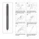 thumbnail image 4 of Funda con Soporte Retráctil MoKo para Apple Pencil 1ª Generación, 4 of 8