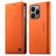 thumbnail image 1 of Funda Billetera de Cuero para [Realme 15T], Bloqueo RFID, Tarjetas y Soporte Naranja, 1 of 5