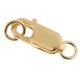 thumbnail image 1 of Broche De Langosta De 1 Pieza Con Anillos De Salto Fabricación De Joyas Encontrar Oro, 1 of 3