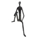 thumbnail image 4 of Estatuilla Humana Abstracta Escultura De Estatua De Metal Para Estantería De Mesa Navidad C 9x9x28cm, 4 of 5