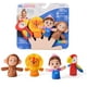 thumbnail image 1 of Marionetas de dedo de la Sra. Rachel, paquete de 4, con león, mono y loro., 1 of 3