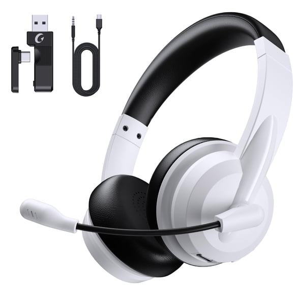 Audífonos AOC Inalámbricos con Cancelación de Ruido AI y Bluetooth