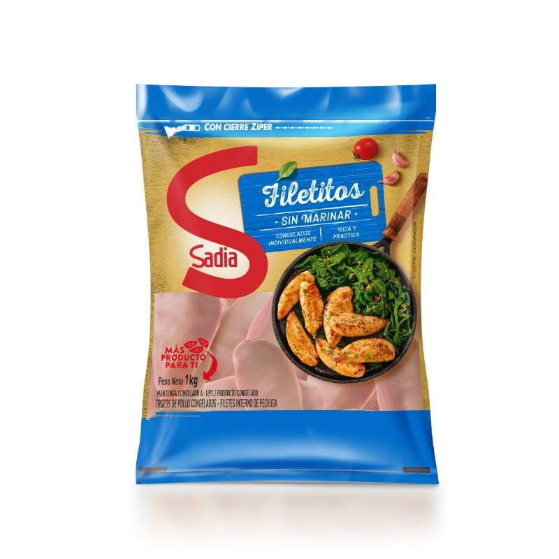 Pollo Filete Congelado 1 kg Sadia