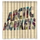 thumbnail image 1 of Cortina de ducha Arctic Monkey con ganchos (152 x 183 cm), 1 of 3