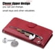 thumbnail image 5 of Funda con Cremallera para Samsung Galaxy A12 5G, Carcasa Cartera de Cuero PU con Soporte y Tarjetero, 5 of 5