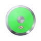 thumbnail image 1 of Disco De Nailon De 1 Kg Para Lanzamiento, Ideal Para Eventos Deportivos Universitarios Y Entrenamiento Atlético (verde)., 1 of 5