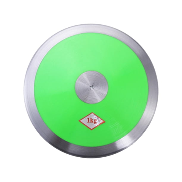 Disco De Nailon De 1 Kg Para Lanzamiento, Ideal Para Eventos Deportivos Universitarios Y Entrenamiento Atlético (verde).