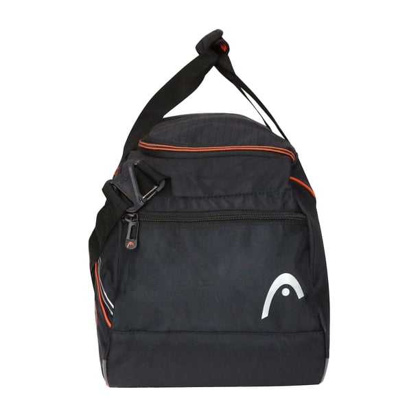 Bolso Deportivo New Combat 55 Negro Naranjo Head | Lider