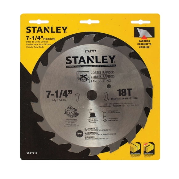 Disco de sierra 7-1/4 stanley
