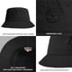 thumbnail image 3 of Sombrero Black Bucket De Sarga De Algodón Tamaño Pequeño mediano, 3 of 3