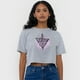 thumbnail image 3 of Polera Mujer Fun Manga Corta Crop Gris Claro Corona, 3 of 5