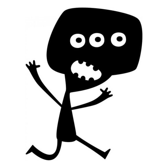 Decomural Three Eyed Monster Halloween WS-16172