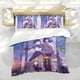 thumbnail image 5 of Suzume Conjunto de sábanas temático, trío de piezas, cómodo y amigable con la piel, diseño único, regalo de decoración para el hogar para familiares, amigos y fans,135cm *200cm, 5 of 6