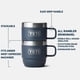 thumbnail image 2 of Taza YETI Rambler de acero inoxidable con aislamiento al vacío, 180 ml, paquete de 2 unidades, 2 of 9