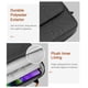 thumbnail image 3 of Funda para tableta MoKo iPad Pro M4/Air M2 de 9-11 pulgadas, negro/gris, 3 of 7