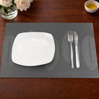 Individual De Mesa Nautica Home 45X30Cm Reversible Hojas Gris
